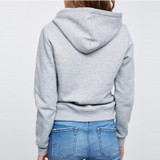 HYH HAOYIHUI Women Hoodies Autumn Gray Letter Printed Top Casual Streetwear Crew Neck Long Sleeve Hoodies Warm Sweatshirt