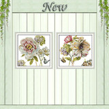 Hydrangeas flower rose decor painting counted print on canvas DMC 11CT 14CT chinese Cross Stitch kits embroidery needlework Sets