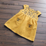 Hurave 2017 Summer Girls Autumn Dress Embroidery Vestidos for Girl Floral Kids Winter Sweater Clothes Children Hurave 2017 Summer Girls Autumn Dress Embroidery Vestidos for Girl Floral Kids Winter Sweater Clothes Children