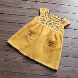 Hurave 2017 Summer Girls Autumn Dress Embroidery Vestidos for Girl Floral Kids Winter Sweater Clothes Children Hurave 2017 Summer Girls Autumn Dress Embroidery Vestidos for Girl Floral Kids Winter Sweater Clothes Children