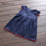 Hurave 2017 Summer Girls Autumn Dress Embroidery Vestidos for Girl Floral Kids Winter Sweater Clothes Children Hurave 2017 Summer Girls Autumn Dress Embroidery Vestidos for Girl Floral Kids Winter Sweater Clothes Children