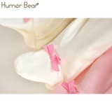 Humor Bear Princess Style Newborn Baby Girl Clothes Girls Lace Rompers+Hats Baby Clothing Sets Infant Jumpsuit Gifts