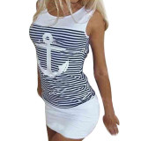 Hot 2017 Summer Women Dresses Casual Sailor Striped  Shirt Hooded Dress Sundress robe Sexy Bodycon Dress Party Club Dresses Hot 2017 Summer Women Dresses Casual Sailor Striped  Shirt Hooded Dress Sundress robe Sexy Bodycon Dress Party Club Dresses
