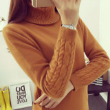 Hot 2017 Spring Autumn Women Sweaters and Pullovers Fashion turtleneck Sweater Women twisted thickening slim pullover sweater