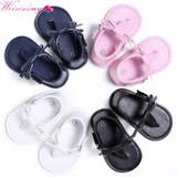 Newborn Kids Girls Anti-slip Flip-flops Sandalias Baby Bow Soft Sole Shoes Slippers Baby Girl Princess Crib Prewalker Shoes