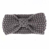 Newborn Knit Crochet Top Knot Elastic Turban Headband Kids Girls Head wrap Hair Bands Ears Warmer Headband Accessories