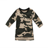 Newborn Kids Baby Girls Toddler Clothing Long Sleeve Cotton Casual Cute Dress Autumn Clothes Baby Girl Dresses
