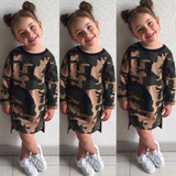 Newborn Kids Baby Girls Toddler Clothing Long Sleeve Cotton Casual Cute Dress Autumn Clothes Baby Girl Dresses