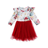 Newborn Kids Baby Girls Clothing Dress Cute Ruffles Long Sleeve Flower Tulle Tutu Dresses Clothes Girl New Newborn Kids Baby Girls Clothing Dress Cute Ruffles Long Sleeve Flower Tulle Tutu Dresses Clothes Girl New