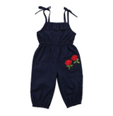 Newborn Kids Baby Girls Clothing Cotton Romper Sleeveless Summer Flower Cute Jumpsuit Outfits Girl New 1-6 T