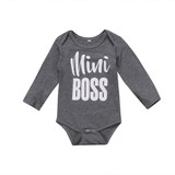 Newborn Kids Baby Girls Boys Long Sleeve Romper Jumpsuit Outfits Clothes Baby Clothing