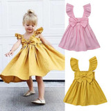 Newborn Kids Baby Girls Bow Princess Tutu Dress Clothes Outfits Sundress Summer Solid Toddler Infant Girl Dresses Sleeveless Newborn Kids Baby Girls Bow Princess Tutu Dress Clothes Outfits Sundress Summer Solid Toddler Infant Girl Dresses Sleeveless