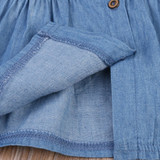 Newborn Kids Baby Girls 2017 New Summer Denim Sleeveless Dress Princess Party Pageant Dresses