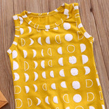 Newborn Kids Baby Boy Girl Sleeveless Polka Dot Cotton Romper Playsuit One piece Clothes Outfits
