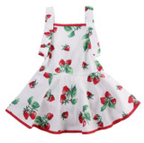 Newborn Infant Kids Baby Girls Strawberry Romper Dress Flower Cute High Quality Tutu Dresses Clothes Outfits