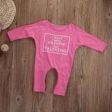 Newborn Infant Kids Baby Girl Clothes Cotton Romper Long Sleeve Letter Jumpsuit Casual Clothing Baby Girls Outfit