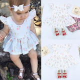 Newborn Infant Kids Baby Girls Dress Princess Party Wedding Pageant Tutu Dresses 0-24M