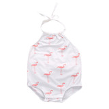 Newborn Infant Baby Girls Summer Cotton Floral Romper Jumpsuit Clothes Outfits