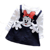 Newborn infant baby girl clothing brand long-sleeved dress for spring girls baby's clothes princess birthday party dresses dress