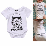Newborn Infant Baby Boy Girls Short Sleeve Star Wars Bodysuit Jumpsuit Cartoon Sunsuit Outfits