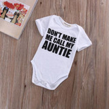 Newborn Infant Baby Boy Girl Kids Cotton Short Sleeve Romper Letter Printed Jumpsuit Clothes Outfit