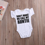 Newborn Infant Baby Boy Girl Kids Cotton Short Sleeve Romper Letter Printed Jumpsuit Clothes Outfit
