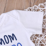 Newborn Infant Baby Boy Girl Clothing Tops Cotton Jumpsuit Bodysuit Cotton Short Sleeve Kids Clothes Baby Boys Outfit
