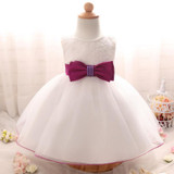 Newborn Girls Clothes Christening infant kids Dress Baby Girl clothing tutu Dress Wedding 1 year birthday party Princess dress