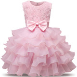 Newborn Girl Tutu Dress Baby 1st Birthday Outfits Dresses Girls Wedding Party Baby Dresses For Baptism Infant Christening Gowns