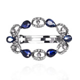 danbihuabi Blue Wreath Hair Clip For Women Luxuruous Girls Hair Clips Accessories Trendy Vintage Hairs Bow Accessoirebow Jewelry