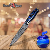 Damascus Knife Set 2 pcs Damascus Japanese Stainless Steel VG10 Chef Utility Knives Cooking Kitchen Chef Knife Pro Tools NEW
