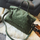 DALFR Womens Bag Pu Leather Women Handbags Ladies Fashion Shoulder Bag Rivet Luxury Handbags Women Designer Bags