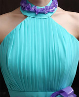 Cute Simple Turquoise Bridesmaid Dresses Chiffon Short Bridesmaid Dresses cheap bridesmaid dresses under 50