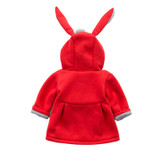 Cute Rabbit Ear Hooded Baby Girls Coat New Autumn Tops Kids Warm Jacket Outerwear &amp; Coat Children Clothing Baby Wear Girls Coats