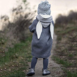Cute Rabbit Ear Hooded Baby Girls Coat New Autumn Tops Kids Warm Jacket Outerwear &amp; Coat Children Clothing Baby Wear Boy Coats