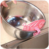 Cute Plastic Rice Beans Washing Strainer Cleaning Colander Leaf Pattern Kitchen Tool Gadget