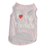 Cute Pet Dog T-shirt Soft Dogs Clothes Pet Cat Clothing Shirts Casual Outfit For Pet Dogs Outerwear