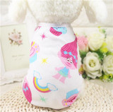 Cute Pet Dog Clothes for Dogs Summer Puppy Chihuahua Cat Cotton T-shirt Vest Clothing for Small Dogs Pet Coat XS-XXL