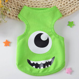 Cute Pet Dog Clothes Cartoon Cat T-shirt Soft Puppy Dogs Clothes Pet Clothing Summer Shirt Casual Vests For Small Pets XS-XL
