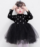 Cute Newborn Kids Baby Girl Clothing Dresses Tutu Cute Ball Summer Polka Dot Lace Tutu Dress Girls Clothes