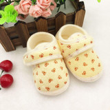 Cute Newborn Infants Kids Baby Shoes Boys Girls Cozy Cotton Soft Soled Crib Shoes First Walkers