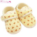 Cute Newborn Infants Kids Baby Shoes Boys Girls Cozy Cotton Soft Soled Crib Shoes First Walkers