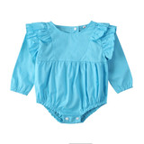Cute Newborn Infant Baby Girls Kids Cotton Ruffles Long Sleeve Romper Sunsuit Clothes Outfits Cute Newborn Infant Baby Girls Kids Cotton Ruffles Long Sleeve Romper Sunsuit Clothes Outfits