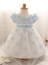 Cute Newborn Dress White For Infant Baby Christening Gown Toddler Girls White Lace Baptism Newborn Dress Toddler Chiffon Dresses