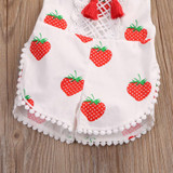 Cute Newborn Baby Girls Romper Clothes 2017 Summer Strawberry Sleeveless Backless Halter Jumpsuit Outfits Toddler Kids Sunsuit Cute Newborn Baby Girls Romper Clothes 2017 Summer Strawberry Sleeveless Backless Halter Jumpsuit Outfits Toddler Kids Sunsuit