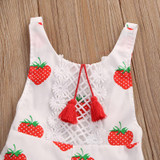Cute Newborn Baby Girls Romper Clothes 2017 Summer Strawberry Sleeveless Backless Halter Jumpsuit Outfits Toddler Kids Sunsuit Cute Newborn Baby Girls Romper Clothes 2017 Summer Strawberry Sleeveless Backless Halter Jumpsuit Outfits Toddler Kids Sunsuit