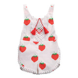 Cute Newborn Baby Girls Romper Clothes 2017 Summer Strawberry Sleeveless Backless Halter Jumpsuit Outfits Toddler Kids Sunsuit Cute Newborn Baby Girls Romper Clothes 2017 Summer Strawberry Sleeveless Backless Halter Jumpsuit Outfits Toddler Kids Sunsuit