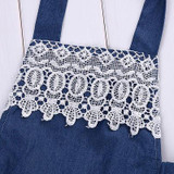 Cute Newborn Baby Girls Ruffles Lace Floral Sleeveless Cotton Romper Jumpsuit Cake Outfits