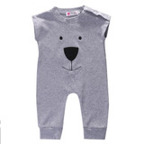 Cute Newborn Baby Girl Boy Bear Fleece Rompers Playsuit Jumpers Outfits
