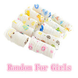3Pcs Print Cartoon 6Layers Gauze Cotton Baby Towel Newborn Face Hand Towels For Baby Children Kids Muslin Cloth Washcloth 30*50